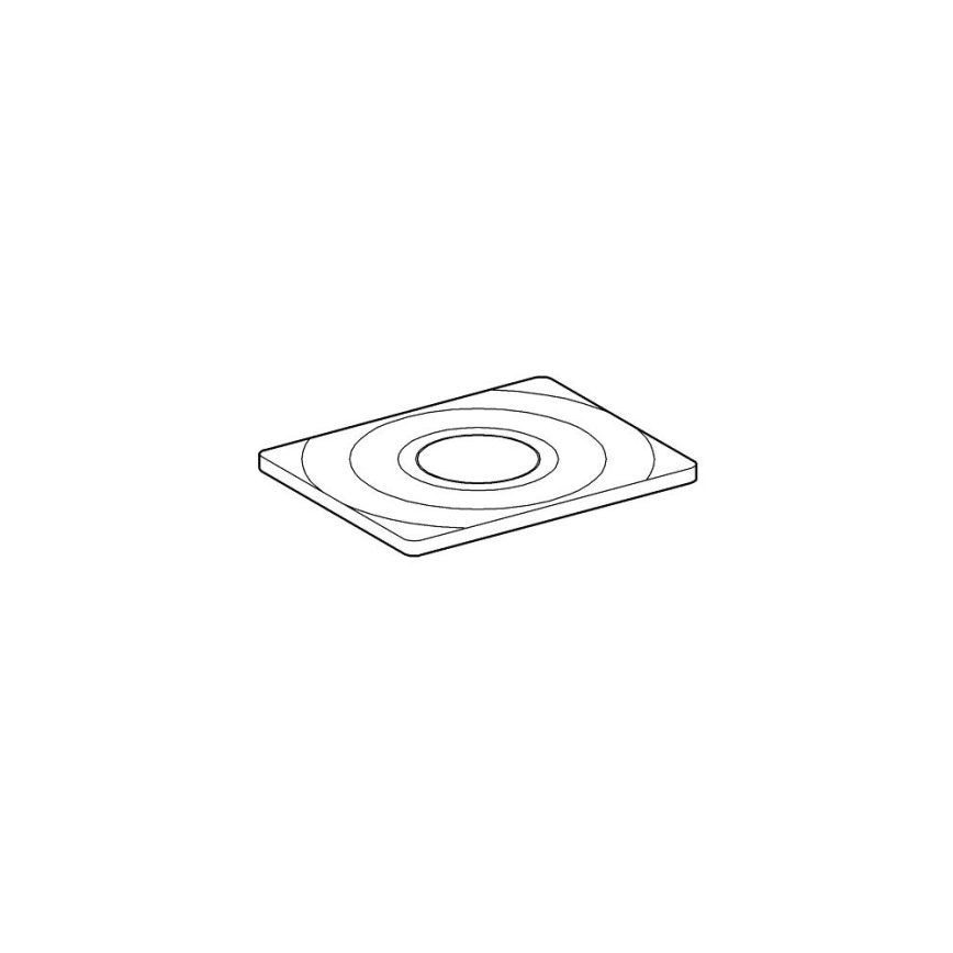 GROHE 37063000 - Ovládací tlačítko SURF 156 × 197 mm lesklý chrom