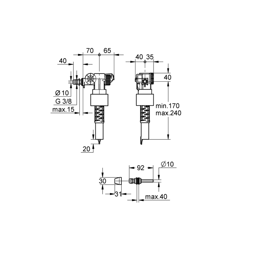 GROHE 37092000 - Napouštěcí ventil 38” lesklý chrom
