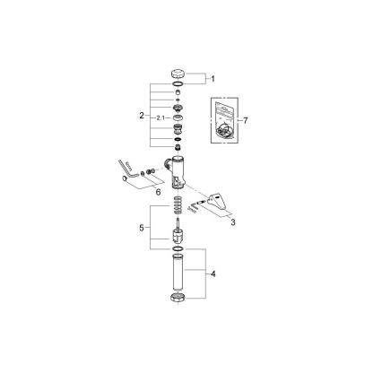 GROHE 37139000 - Automatický splachovač DAL 34” lesklý chrom