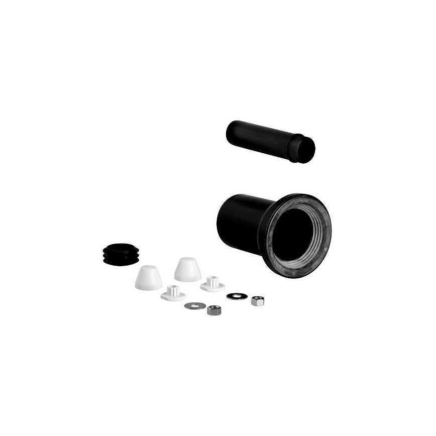 GROHE 37311K00 - Přívodná a odvodná souprava pro WC 150 mm černá