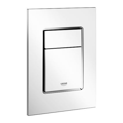 GROHE 37535000 - Splachovací tlačítko SKATE COSMOPOLITAN S 130 × 172 mm chrom