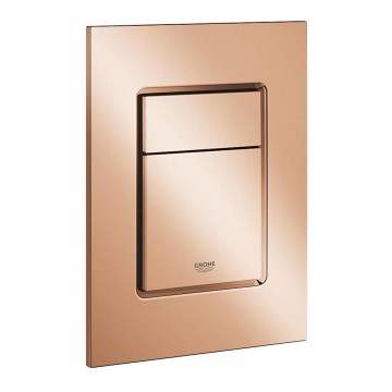 GROHE 37535DA0 - Ovládací tlačítko SKATE COSMOPOLITAN S 130 × 172 mm bronzová