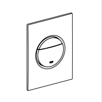 GROHE 37601P00 - Splachovací tlačítko NOVA COSMOPOLITAN S 130 × 172 mm chrom