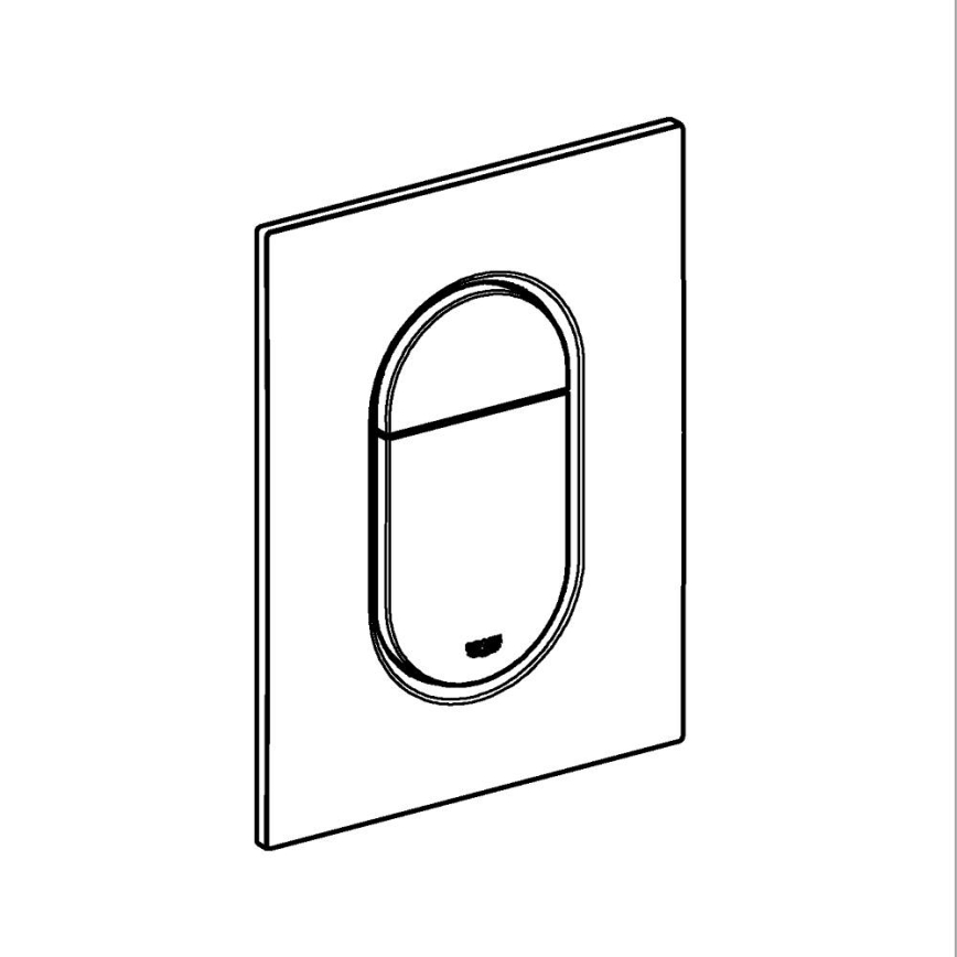 GROHE 37624GN0 - Ovládací tlačítko ARENA COSMOPOLITAN S 130 × 172 mm zlatá