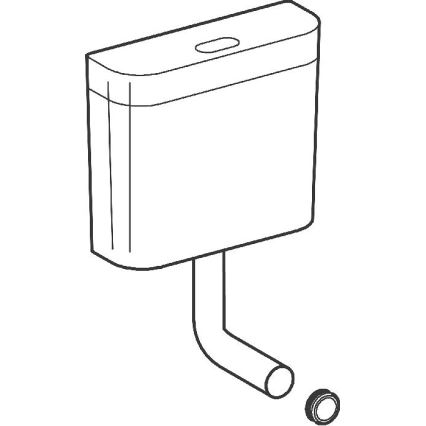 GROHE 37791SH0 - Splachovací nádržka PS bílá