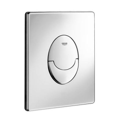 GROHE 38505000 - Splachovací tlačítko SKATE AIR 156 × 197 mm lesklý chrom