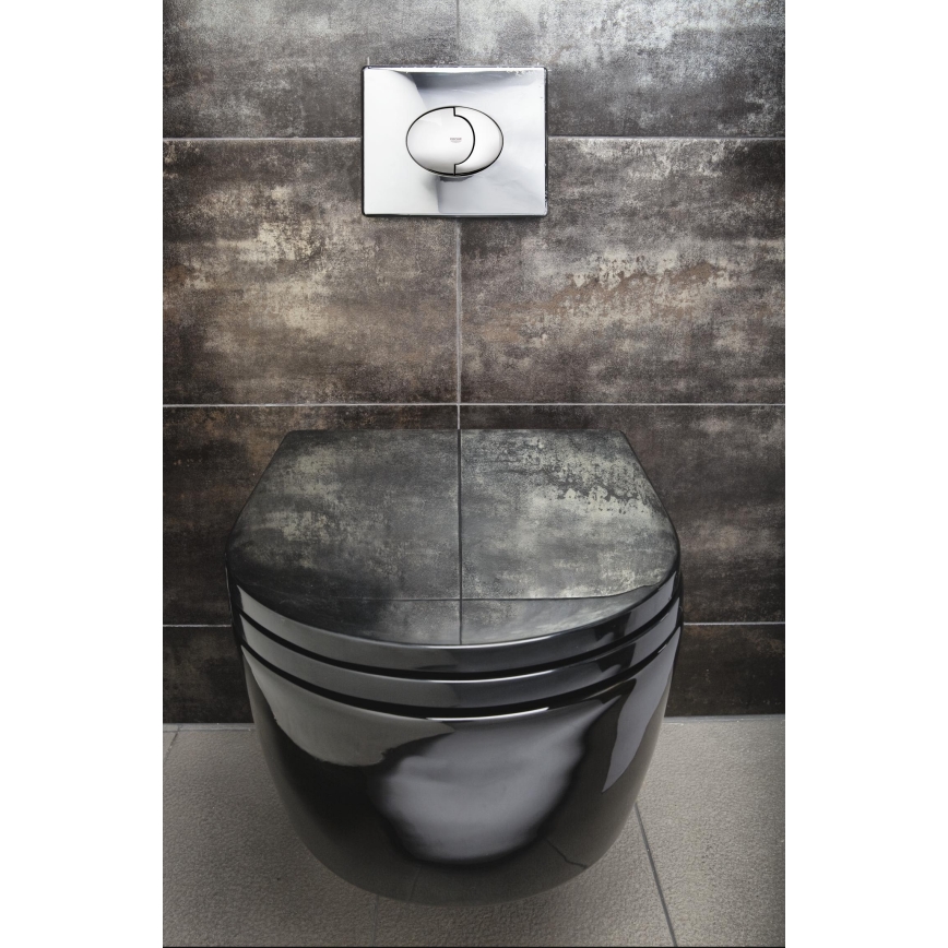 GROHE 38506000 - Splachovací tlačítko SKATE AIR 156 × 197 mm lesklý chrom