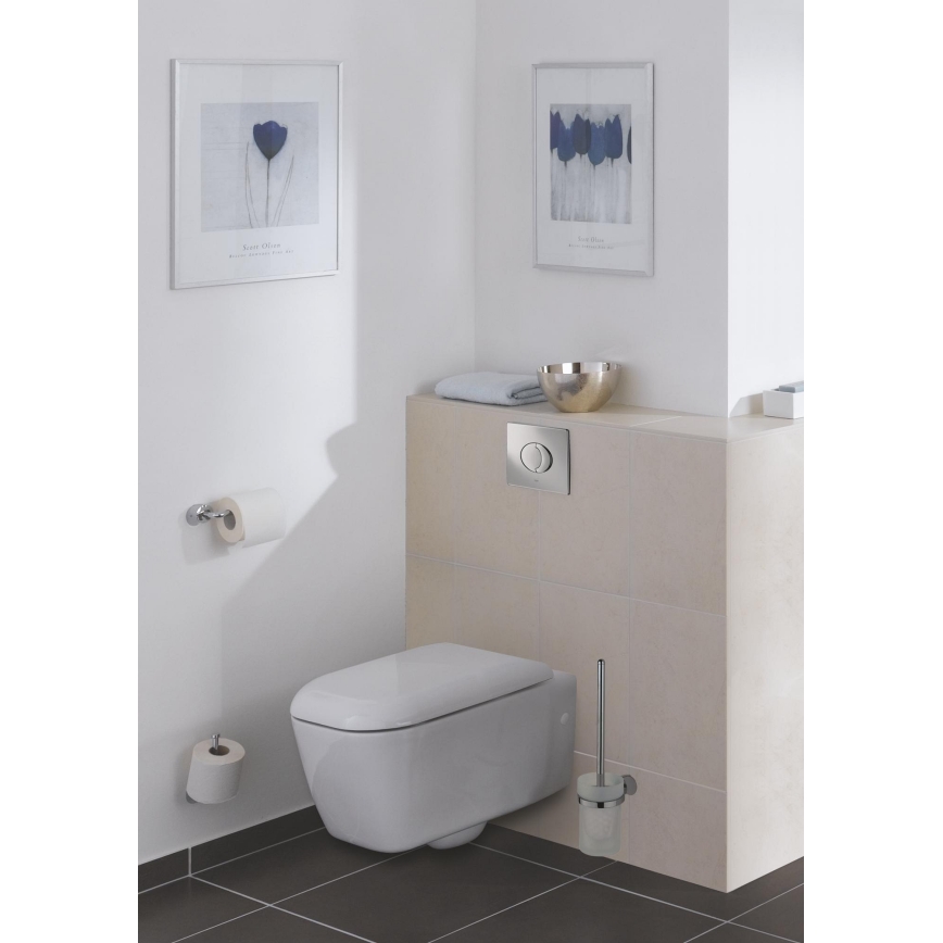 GROHE 38506000 - Splachovací tlačítko SKATE AIR 156 × 197 mm lesklý chrom