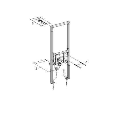 GROHE 38553001 - Modul pro bidet RAPID SL 1,13 m bílá