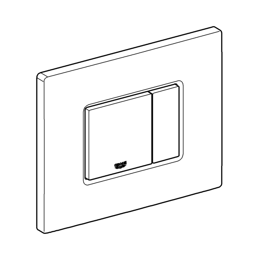 GROHE 38732DL0 - Splachovací tlačítko SKATE COSMOPOLITAN 156 × 197 mm měděná