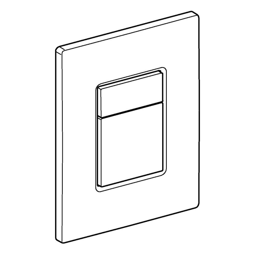 GROHE 38732P00 - Splachovací tlačítko SKATE COSMOPOLITAN 156 × 197 mm chrom