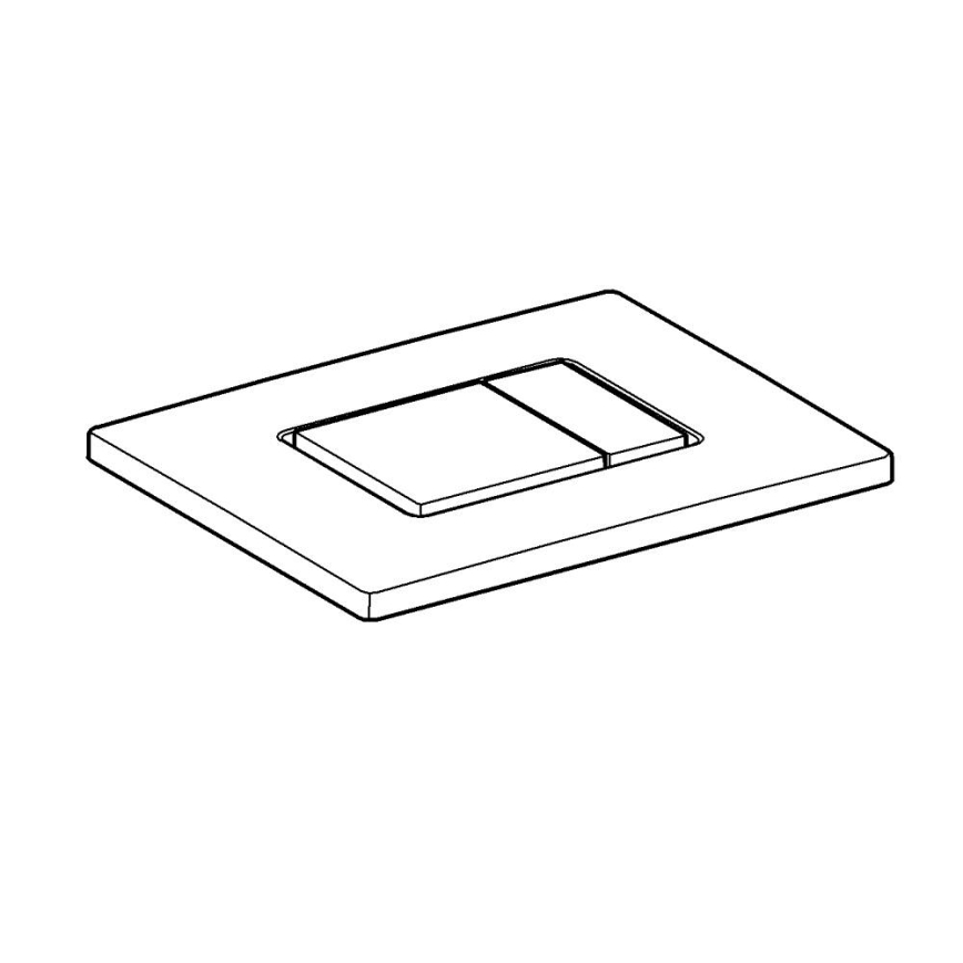 GROHE 38732P00 - Splachovací tlačítko SKATE COSMOPOLITAN 156 × 197 mm chrom