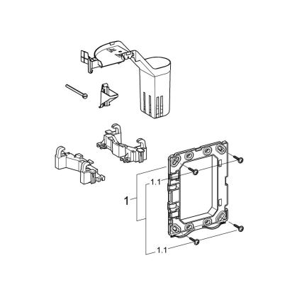 GROHE 38796000 - Přestavbový set FRESH 156 × 197 mm lesklý chrom