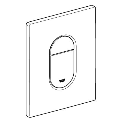 GROHE 38844SH0 - Ovládací tlačítko ARENA COSMOPOLITAN 156 × 197 mm bílá