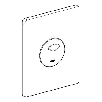 GROHE 38862SH0 - Ovládací tlačítko SKATE 156 × 197 mm bílá