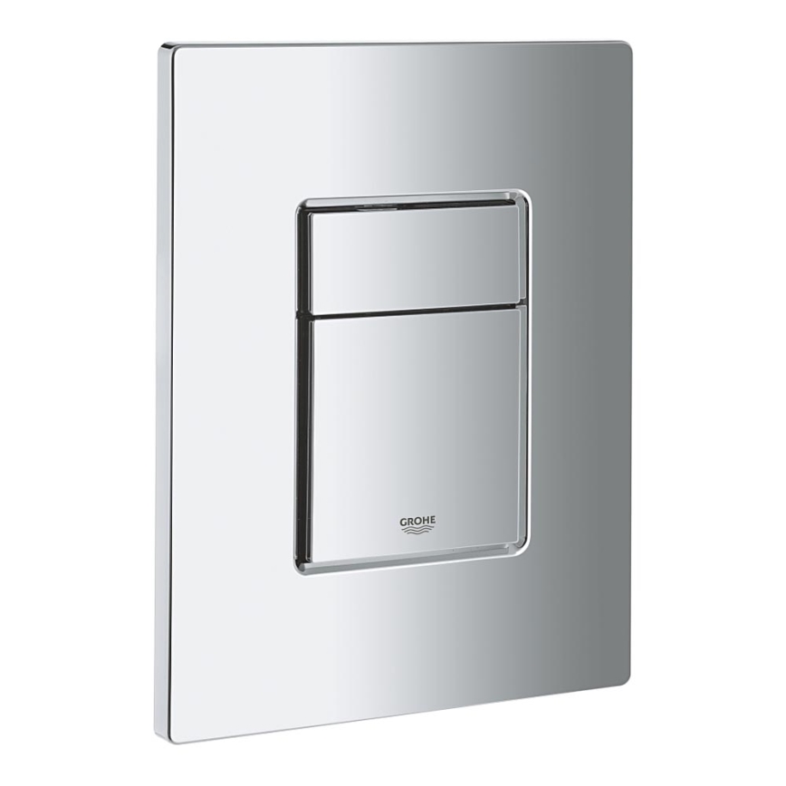 GROHE 38966000 - Ovládací tlačítko EVEN 156 × 197 mm lesklý chrom