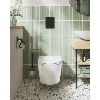 GROHE 389662430 - Splachovací tlačítko EVEN 156 × 197 mm černá