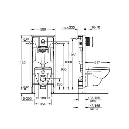 GROHE 39192000 - Set 4 v 1 SOLIDO 1,13 m durobílá