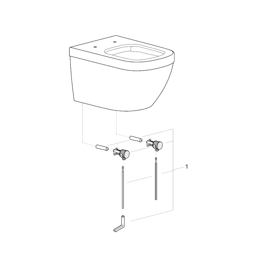 GROHE 39328000 - Závěsné WC EURO CERAMIC 540 × 374 mm keramika/bílá