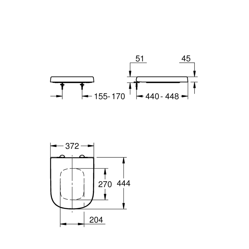 GROHE 39330002 - WC sedátko EURO CERAMIC durobílá