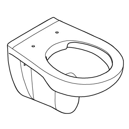 GROHE 39427000 - Závěsné WC BAU CERAMIC 368 x 531 mm keramika/bílá