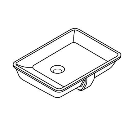 GROHE 3948000H - Umyvadlo CUBE CERAMIC 492 × 370 mm keramika/bílá