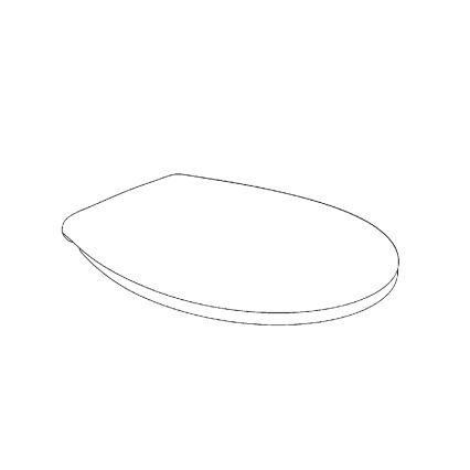 GROHE 39493000 - WC sedátko BAU CERAMIC durobílá