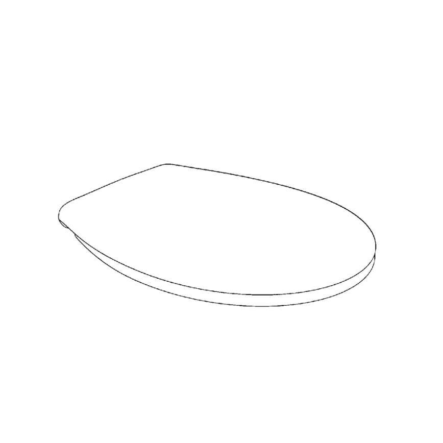 GROHE 39493000 - WC sedátko BAU CERAMIC durobílá