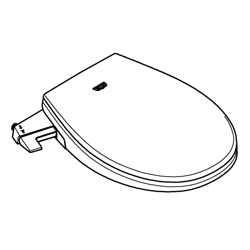 GROHE 39648SH0 - Manuální bidetové sedátko BAU CERAMIC durobílá
