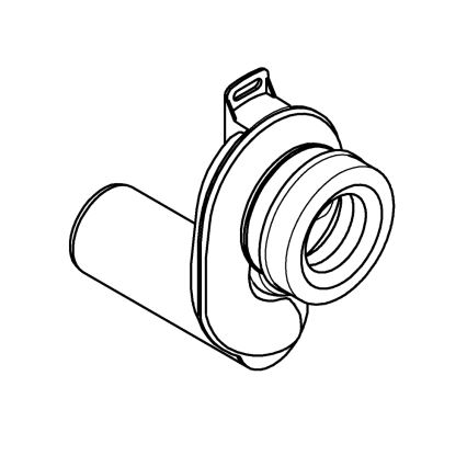 GROHE 39732000 - Pisoárový sifon BAU CERAMIC pr. 50 mm bílá