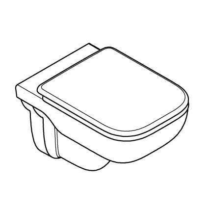 GROHE 39815000 - Závěsné WC START EDGE 53,8 x 36,5 cm durobílá