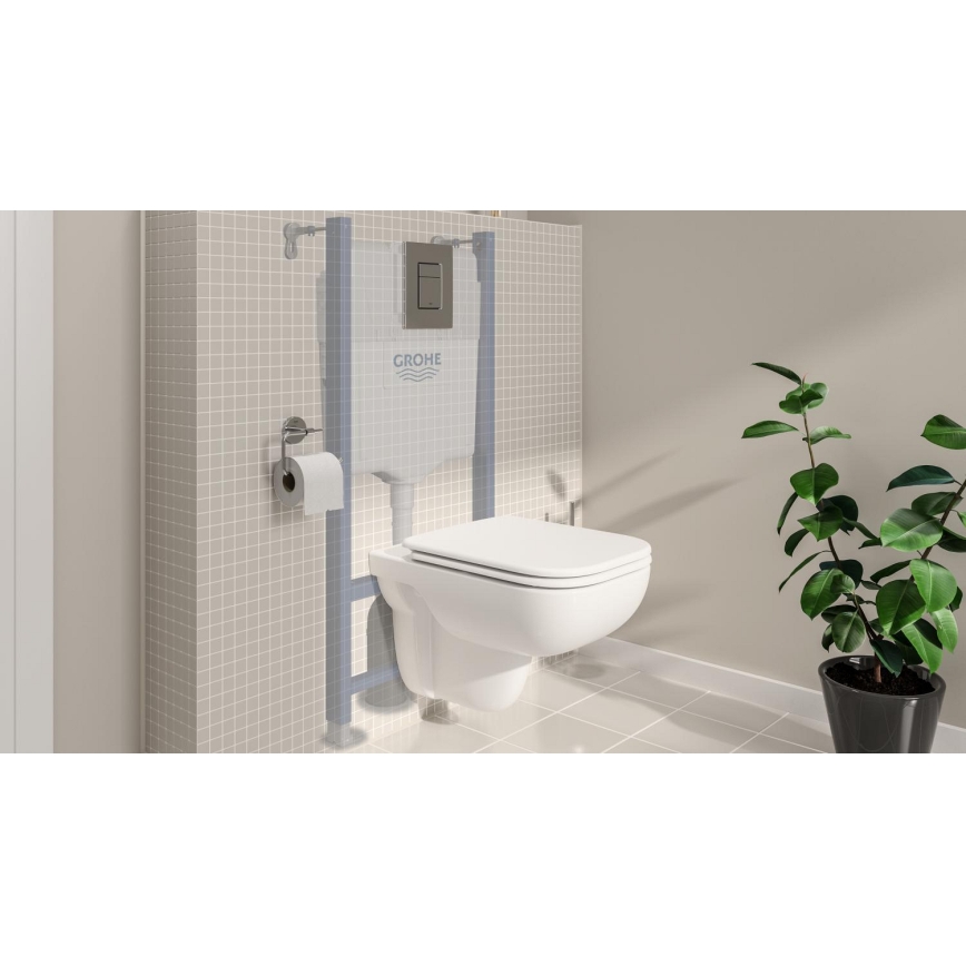 GROHE 39816000 - Sada pro WC SOLIDO COMPACT 1,13 m keramika/bílá