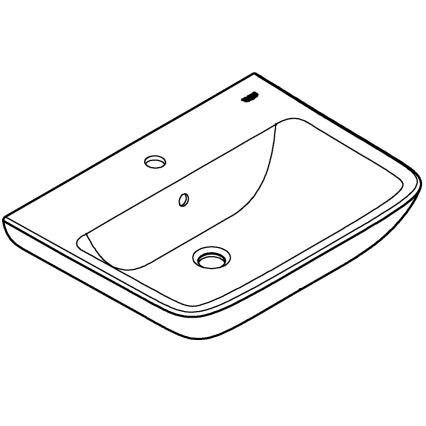 GROHE 39950000 - Umyvadlo START EDGE 600 × 448 mm keramika/bílá