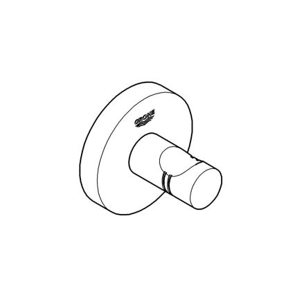GROHE 40364001 - Háček na koupací plášť ESSENTIALS lesklý chrom