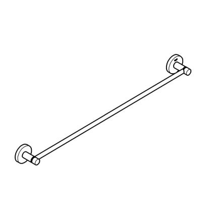 GROHE 40366001 - Držák na osušky ESSENTIALS 654 mm lesklý chrom