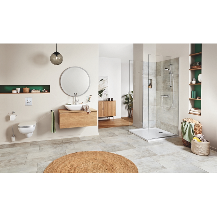 GROHE 40374001 - Souprava na čištění toalety ESSENTIALS 12,1 x 39,8 cm chrom