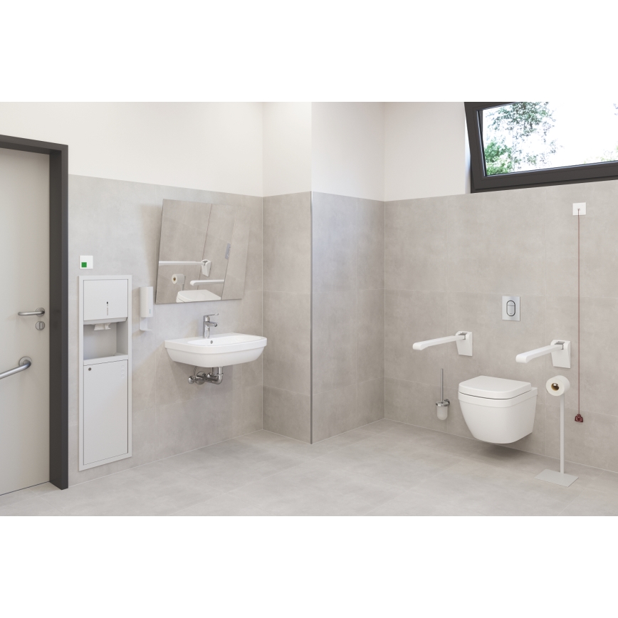 GROHE 40374001 - Souprava na čištění toalety ESSENTIALS 12,1 x 39,8 cm chrom
