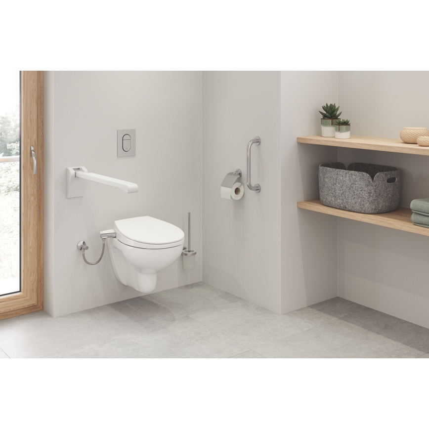 GROHE 40374001 - Souprava na čištění toalety ESSENTIALS 12,1 x 39,8 cm chrom