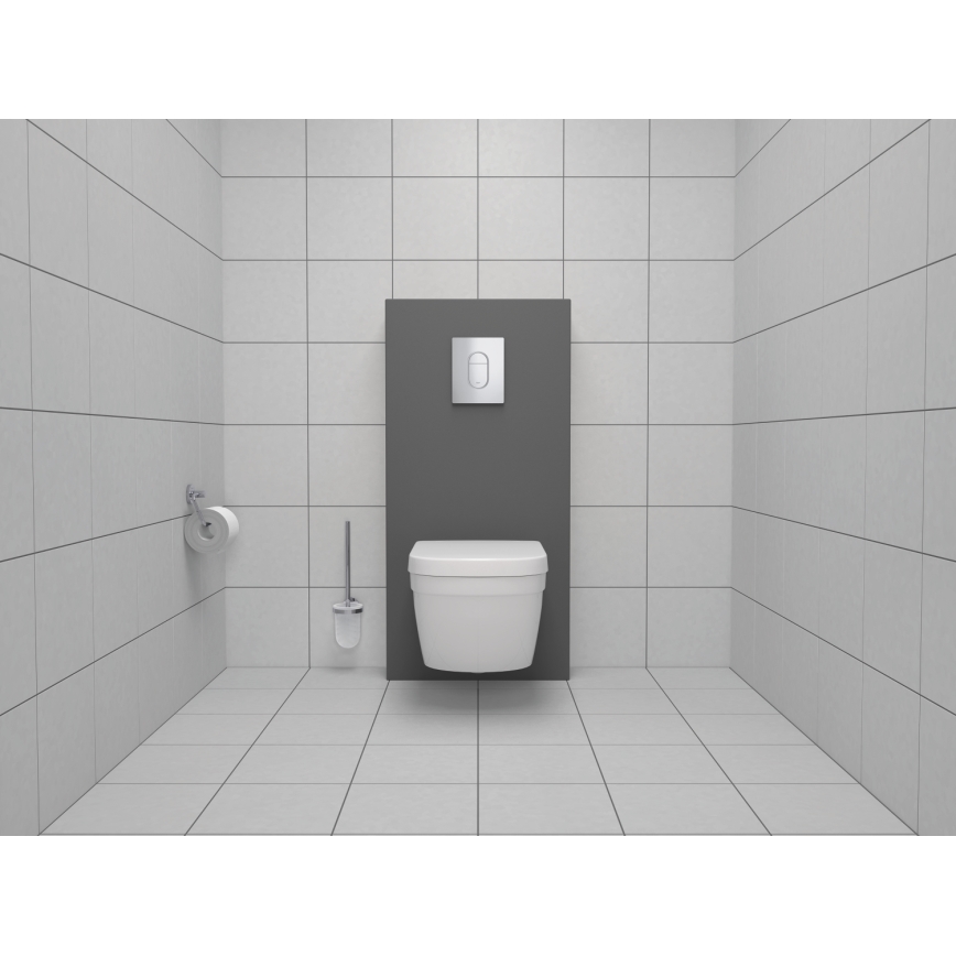 GROHE 40374001 - Souprava na čištění toalety ESSENTIALS 12,1 x 39,8 cm chrom