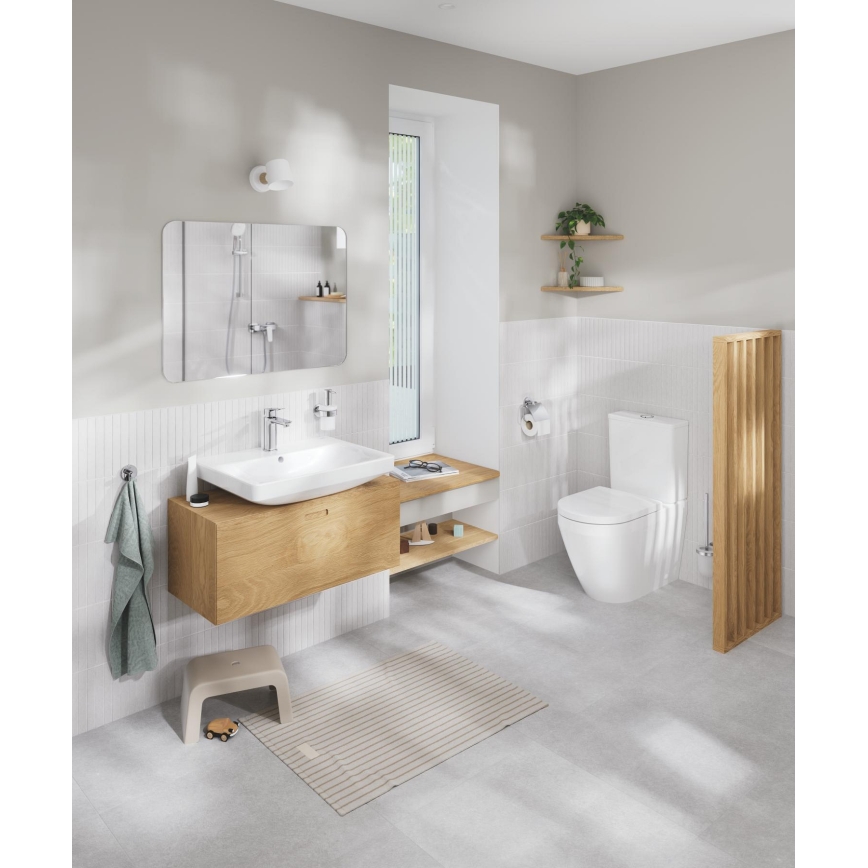GROHE 40374001 - Souprava na čištění toalety ESSENTIALS 12,1 x 39,8 cm chrom