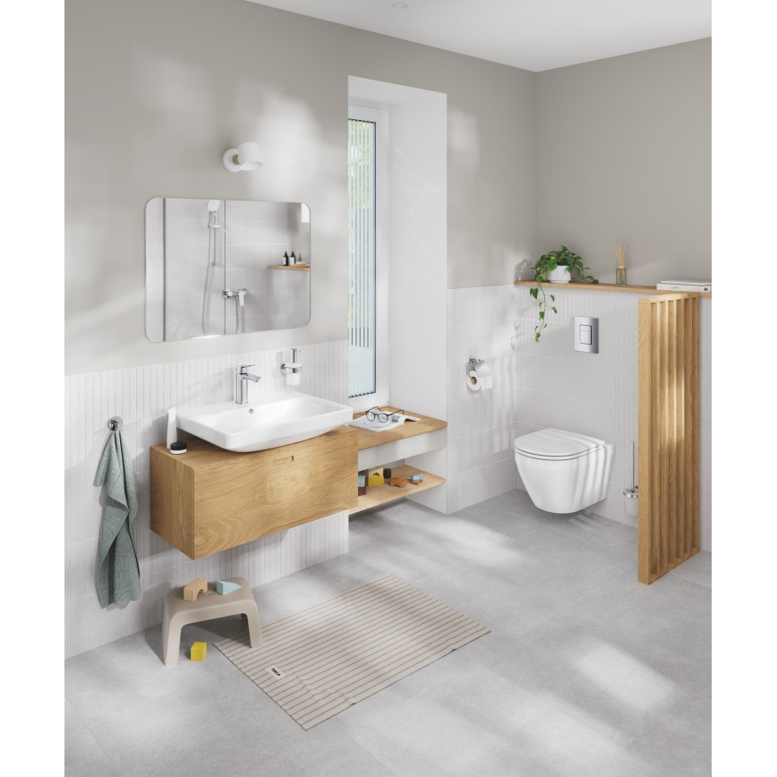 GROHE 40374001 - Souprava na čištění toalety ESSENTIALS 12,1 x 39,8 cm chrom