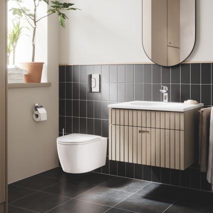 GROHE 40374001 - Souprava na čištění toalety ESSENTIALS 12,1 x 39,8 cm chrom