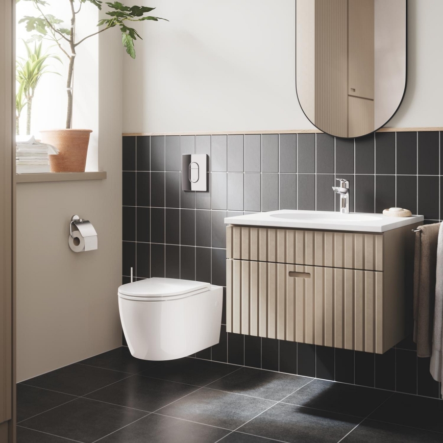 GROHE 40374001 - Souprava na čištění toalety ESSENTIALS 12,1 x 39,8 cm chrom