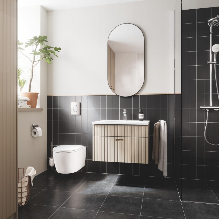 GROHE 40374001 - Souprava na čištění toalety ESSENTIALS 12,1 x 39,8 cm chrom