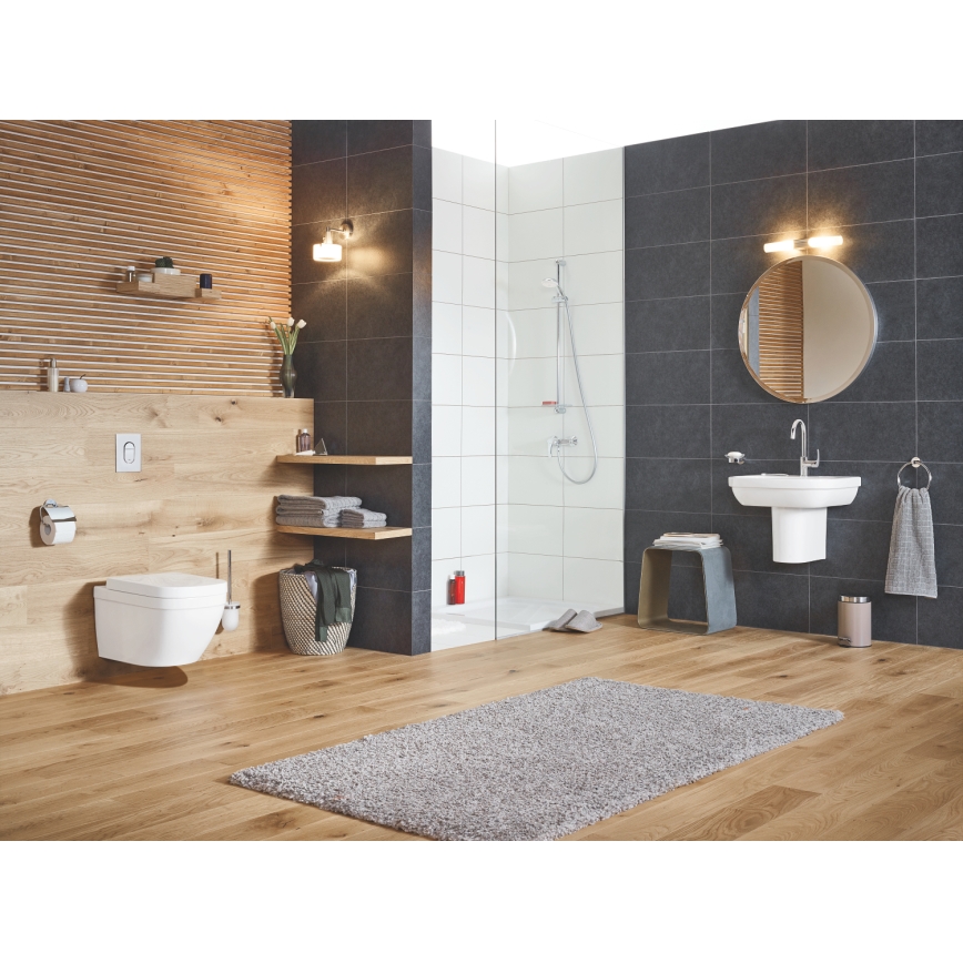GROHE 40374001 - Souprava na čištění toalety ESSENTIALS 12,1 x 39,8 cm chrom