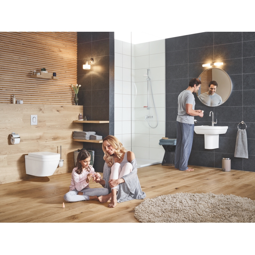 GROHE 40374001 - Souprava na čištění toalety ESSENTIALS 12,1 x 39,8 cm chrom