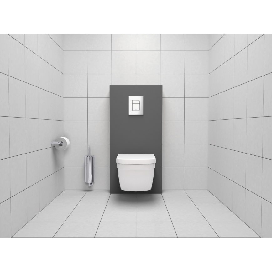 GROHE 40374001 - Souprava na čištění toalety ESSENTIALS 12,1 x 39,8 cm chrom