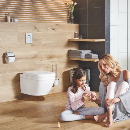 GROHE 40374001 - Souprava na čištění toalety ESSENTIALS 12,1 x 39,8 cm chrom