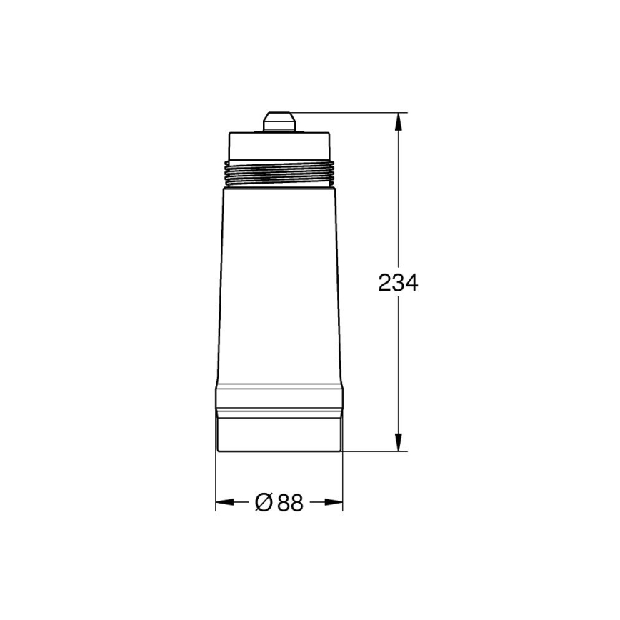 GROHE 40404001 - Filtr GROHE BLUE velikost S bílá