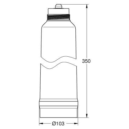 GROHE 40412001 - Filtr GROHE BLUE 429 mm bílá